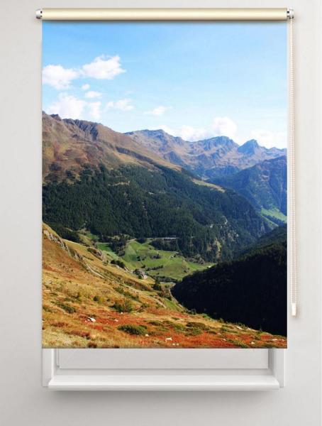 Rollo Blick nach Italien, Rollo, Motivrollo, Rollo mit Druck, Fotorollo, bedrucktes Rollo, Fensterrollo,verdunkelndes Rollo, Sonnenschutz Rollo